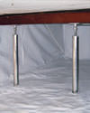 a crawl space repaired with crawl space jack posts and a crawl space liner for a home in Camp Lejeune
