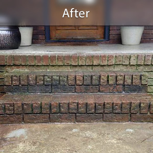 Sinking stairs repaired with PolyLevel® Fayetteville