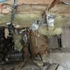 Crawl space insulation soaked with moisture and falling to the floor in Hope Mills.