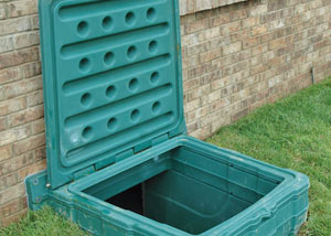 lockable crawl space access door installed in Greenville
