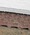 crawl space insulation installed in Lumberton over our extra large drainage matting