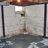 Rusted, corroded i-beams found with a failing foundation in a Laurinburg home.