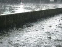 Heavy rains in a downpour in Pinehurst.