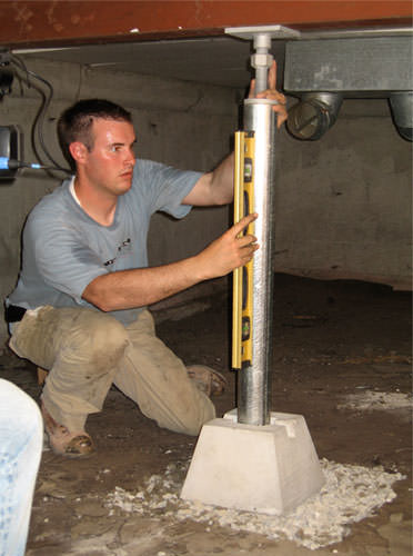 Repairing Sagging Floor Joists & Girders In Your Crawl Space