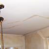 Drywall cracks in Jacksonville that were poorly patched and repaired.
