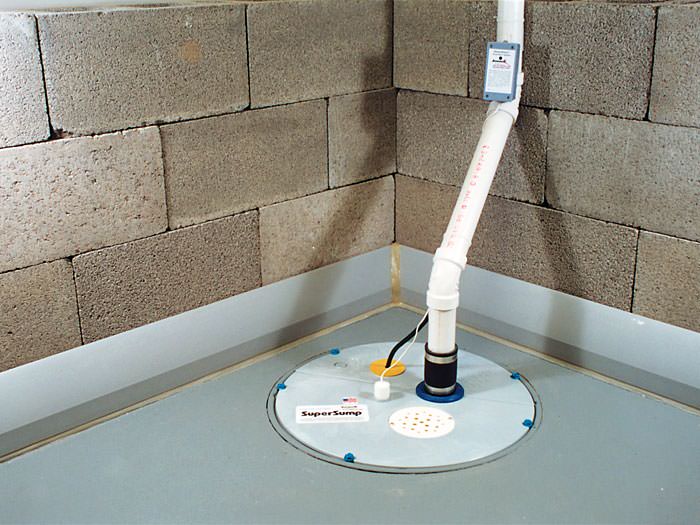 Baseboard Basement Drain Pipe System, Drain Tile Under Basement Floor