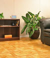 flooring with a parquet tile design installed in Wrightsville Beach, North Carolina