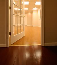 Basement Wood Flooring installed in Wrightsville Beach, North Carolina
