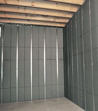 Thermal insulation panels for basement finishing in Greenville, North Carolina