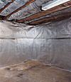 An energy efficient radiant heat and vapor barrier for a Rocky Point basement finishing project