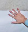 closeup of a plastic basement wall covering on concrete in La Grange