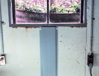 Repaired waterproofed basement window leak in Goldsboro